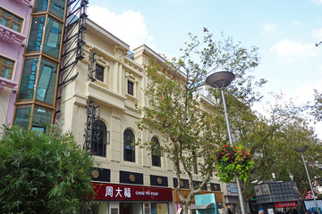 上海市南京路商业步行街