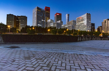 北京CBD SOHO夜景