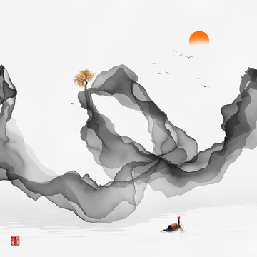 國畫山水