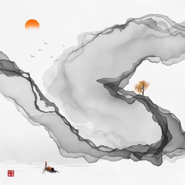 中國風(fēng)水墨