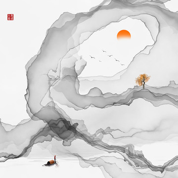 中國風(fēng)壁畫