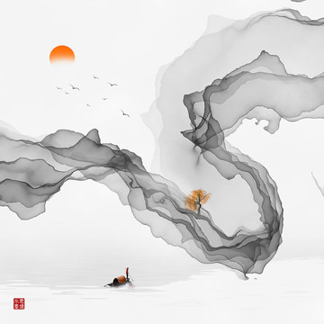 中國(guó)風(fēng)壁畫