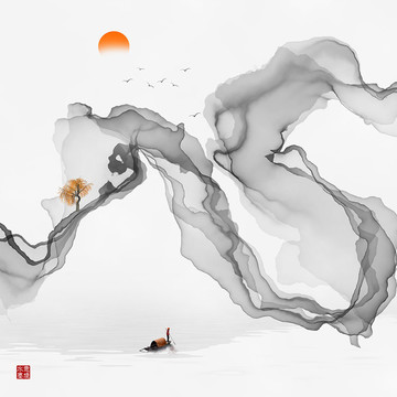 中國風(fēng)掛畫
