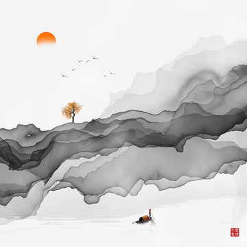中國風(fēng)掛畫