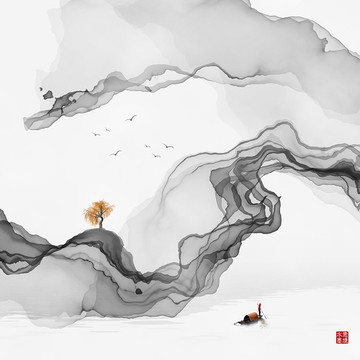 抽象掛畫