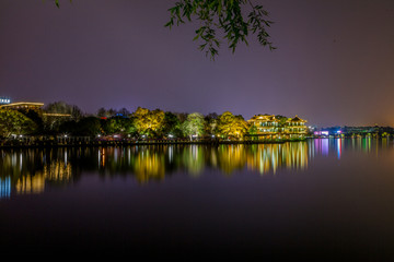 杭州西湖夜景