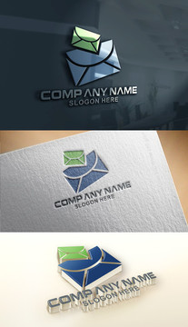 信息邮件传达logo设计