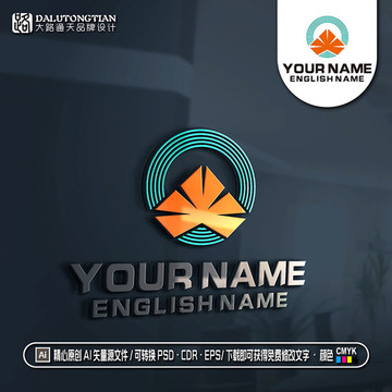 抽象楓葉LOGO