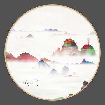 水彩水墨藝術(shù)畫