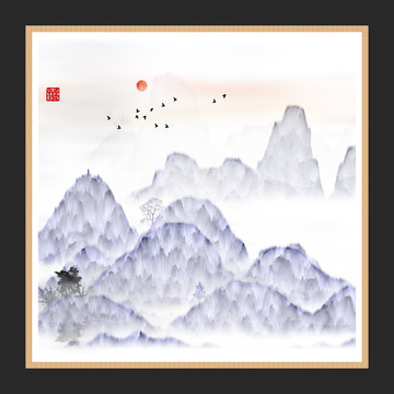 工藝裝飾水墨畫