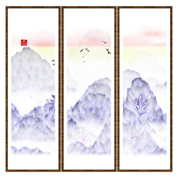 工藝裝飾水墨畫