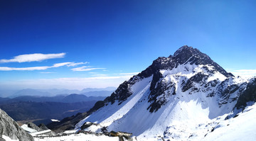 丽江玉龙雪山雪景