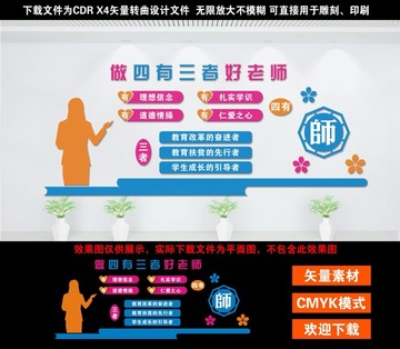 師德師風(fēng)文化墻