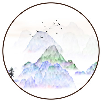 寫意山水畫