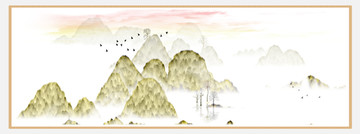 工藝裝飾水墨畫