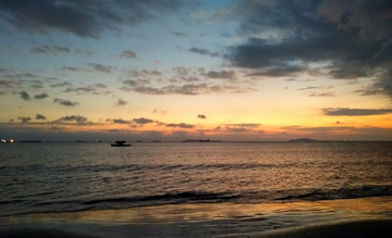 海上日落