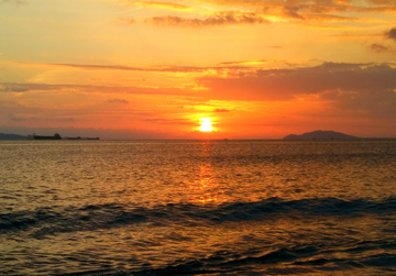 海上日落