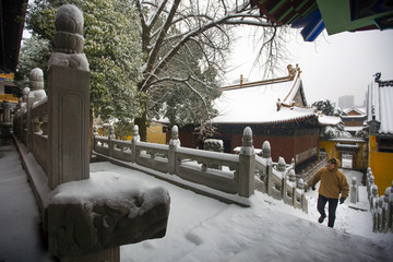 宝通寺雪景