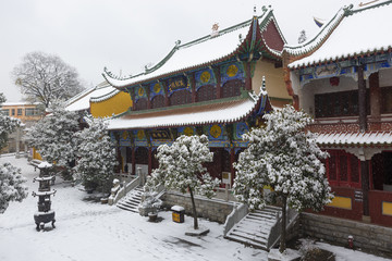 宝通寺雪景