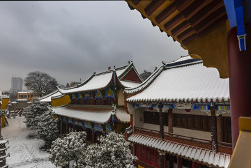 宝通寺雪景