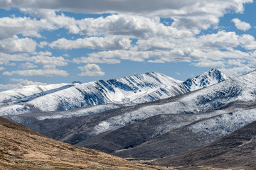 枯鲁柯雪山丫口