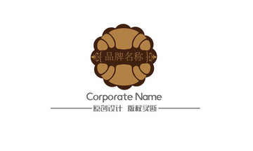 烘焙面包房元素图形logo