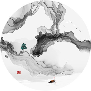 國(guó)畫山水