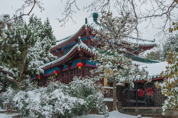 东湖雪景