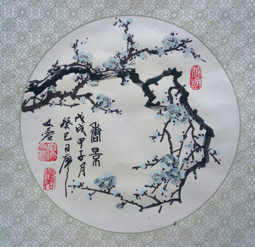 國(guó)畫(huà)梅花