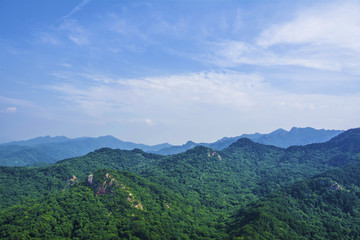 千山连绵群山山峰山脉风光