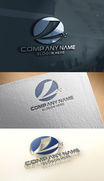 L字母科技信息logo設(shè)計