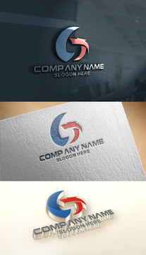 G字母龍頭logo設計