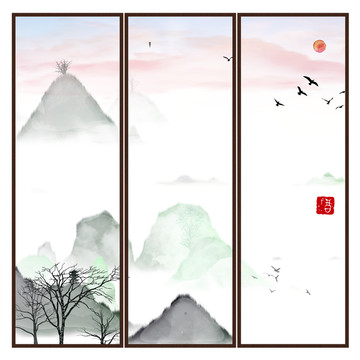 寫意山水畫