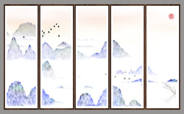寫意山水畫
