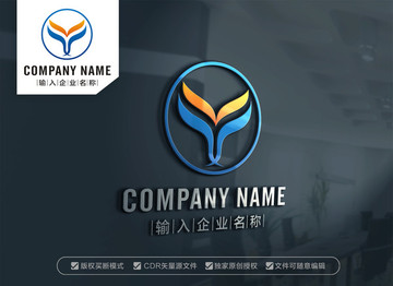 YF字母標志設計FY標志設計