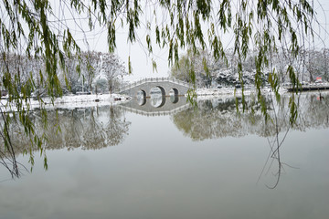 江南雪景