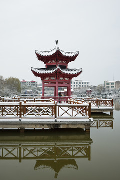 江南雪景