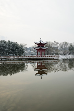 江南雪景