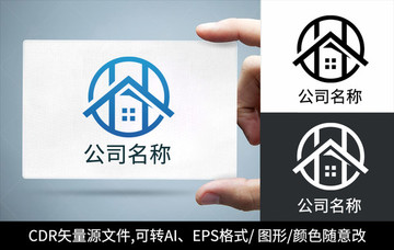 房地产logo标志品牌商标设计