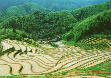 大山与梯田