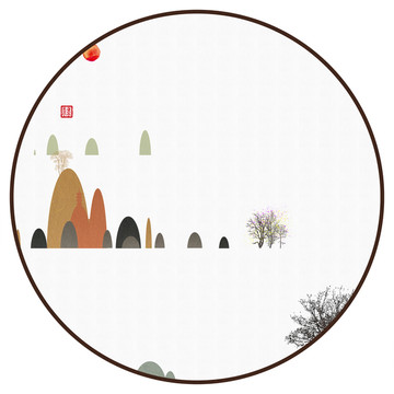 現(xiàn)代水墨水彩抽象油畫