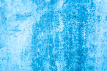 蓝色水泥墙