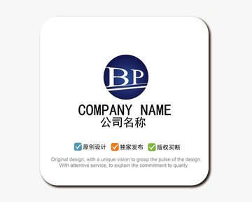 BP字母logo設(shè)計(jì)