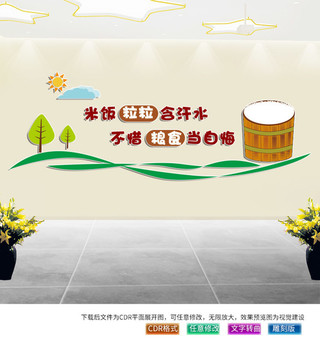 學(xué)校食堂文化墻