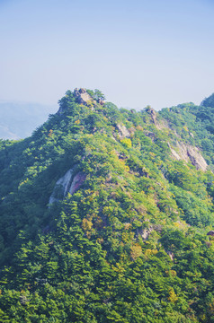 千山小黄山景区玉霞峰山峰