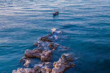 烟台蓬莱长山岛海岸礁石风光39