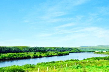 草原莫日格勒河