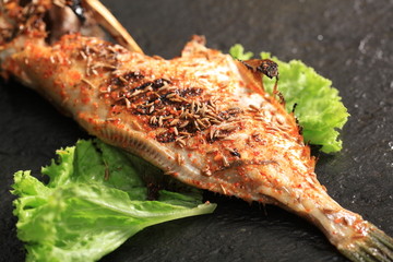 鐵板烤魚