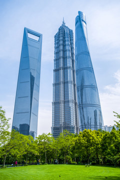 上海浦东新区摩天大楼