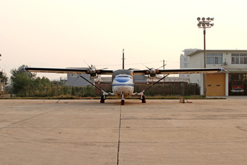 新疆通航国产运12飞机